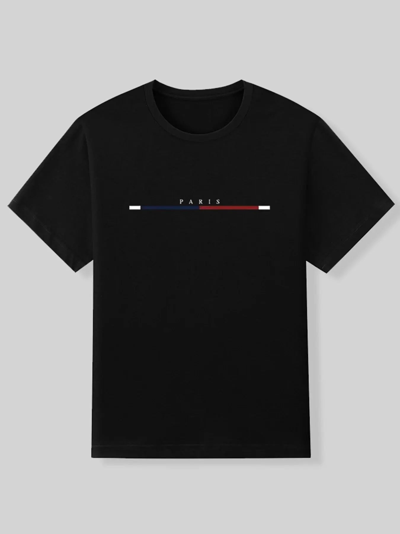 2025 New Digital Print Super Elastic Casual Short-Sleeved Men's Daily Party Home Social T-Shirt Solid Color Vintage Streetwear